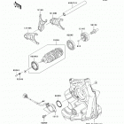Ninja ZX-10R ABS (ZX1000-KCF) Валы и вилки переключения передач