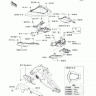 Ninja ZX-10R ABS (ZX1000-KCF) Боковые обтекатели