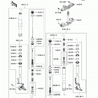 Ninja ZX-10R ABS (ZX1000-KCF) Передняя вилка