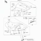 Ninja ZX-14R (ZX1400-ECF) Seat(ecf / ecfa)