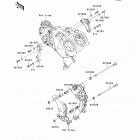 Ninja ZX-14R (ZX1400-ECF) Крепление двигателя