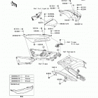 Ninja ZX-14R (ZX1400-ECF) Боковые обтекатели