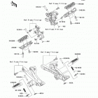 Ninja ZX-14R (ZX1400-ECF) Подножки