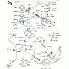 Ninja ZX-14R (ZX1400-ECF) Главный тормозной цилиндр,передний
