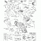 Ninja ZX-14R (ZX1400-ECFA) ТОПЛИВНЫЙ БАК