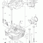DR-Z125,L ГОЛОВКА ЦИЛИНДРА