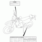 DR-Z400S Наклейка  (e28)