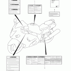 GSX1300R Hayabusa Label (gsx1300r l2 e28)