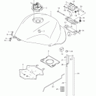 GSX1300R Hayabusa Fuel tank (gsx1300r l2 e28)