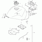 GSX1300R Hayabusa Fuel tank (gsx1300r l2 e33)