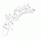 DL650,A V-Strom Rear fender (dl650a l1 e33)