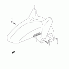 DL650,A V-Strom Front fender (dl650a l1 e28)