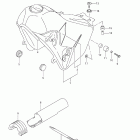 DR-Z400S Fuel tank (dr-z400sl1 e28)