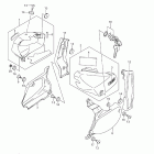 VL800 Boulevard C50 Frame cover (vl800 e33)