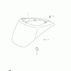 VL800 Boulevard C50 Fuel tank cover