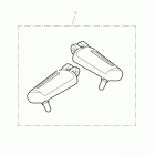 America Chromeline rider footrests