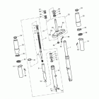 America Front forks & lower yoke 468390 >