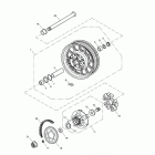 America Rear wheel & final drive 468390 >