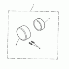 America Axle nut covers rear