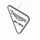 America Badge kit, triangular