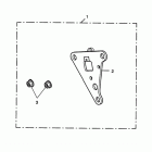 America Bracket kit, rear cyl head mount