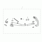 Bonneville SE Exhaust system assy, arrow 2:1
