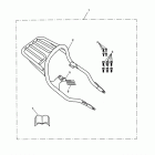 Bonneville SE Luggage rack, chrome