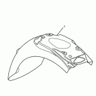 Bonneville T100 Rear mudguard kit