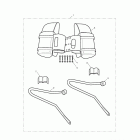 Bonneville T100 Leather pannier kit