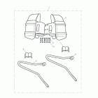 Bonneville T100 Leather panniers (teardrop)