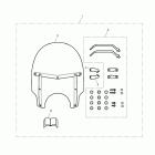 Bonneville T100 Roadster screen kit