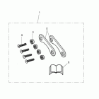 Daytona 675 Finisher kit, rear footrest mount > daytona 675r