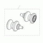 Daytona 675 Paddock stand bobbin kit, type 1 > daytona 675