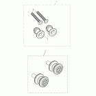 Daytona 675 Paddock stand bobbin, black > daytona 675r