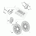 Daytona 675 R Front brake caliper & discs excuding 675r