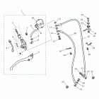 Daytona 675 R Front brake master cylinder & hoses - daytona 675r only
