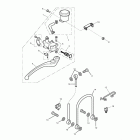 Daytona 675 R Front brake master cylinder & hoses - excluding 675r