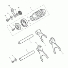 Daytona 675 R Gear selector drum