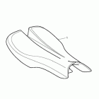 Daytona 675 R Gel seat, rider > daytona 675r