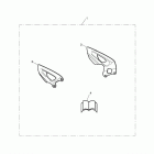 Daytona 675 R Heelguard kit, carbon fibre > daytona 675r
