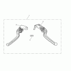 Daytona 675 R Lever kit, adj, radial, short > daytona 675