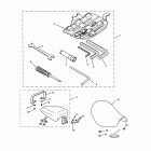 Rocket III Roadster Tool kit & seat - rocket iii & roadster