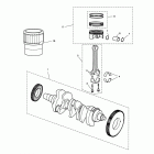 Rocket III Roadster Crankshaft,connecting rods,pistons & liners