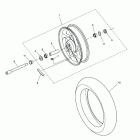 Rocket III Roadster Front wheel - roadster