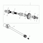 Rocket III Roadster Transmission damper & drive shaft
