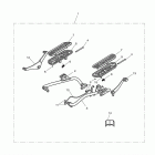 Rocket III Roadster Footboard / rocker lever kit - n / a to roadster