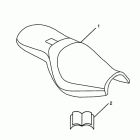 Rocket III Roadster Longhaul touring seat, dual, kit