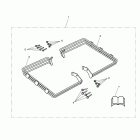 Rocket III Roadster Panniers dresser rail kit
