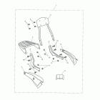 Rocket III Roadster Tall sissy bar & luggage rack