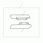 Rocket III Touring Covers, frame, kit, chrome 476462 >